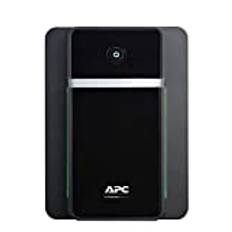 APC Back UPS BX – BX1600MI-GR - unterbrechungsfreie Stromversorgung 1600 VA mit Schuko Ausgängen, Batteriesicherung & Überspannungsschutz, Backup-Batterie mit AVR, Datensicherungsfunktion
