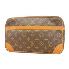 Louis Vuitton Vintage, Vintage , unisex, Brun, ONE SIZE, Tyl, Pre-owned Stof louis-vuitton-tasker