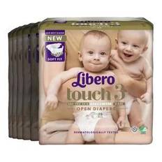 Libero Touch 3 Åben Ble - 6 x 28 stk.