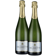 2 x Delamotte Brut Champagne