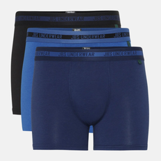3 par bambus underbukser sort - blå - navy - XXL