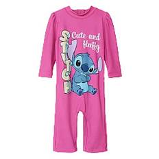 NAME IT Nmfmosa Stitch Uv 3/4 Suit Wdi |Pink |86