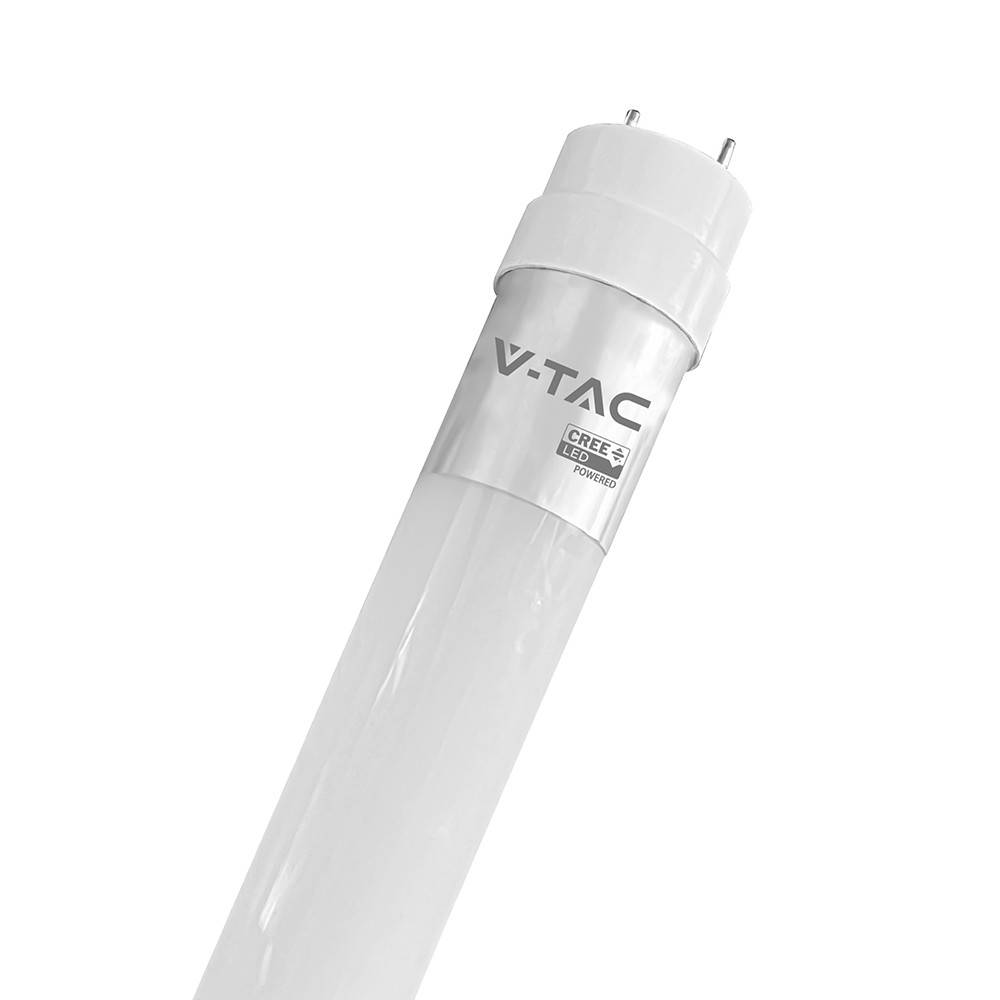 60cm / 7W High Lumen LED rør - 150lm/W, Nano plast, G13, 6500K - Kulør : Kold