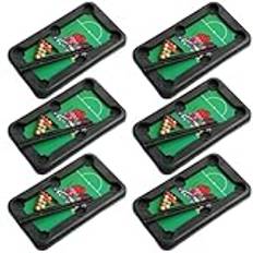 Mini biljardbordsspelsset, 6 st små biljardbord biljardbord set med bollar och köer, bärbart bordsspel snooker spelset