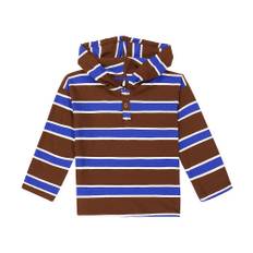 Mini Rodini Striped cotton hoodie - multicoloured - Y 4/5