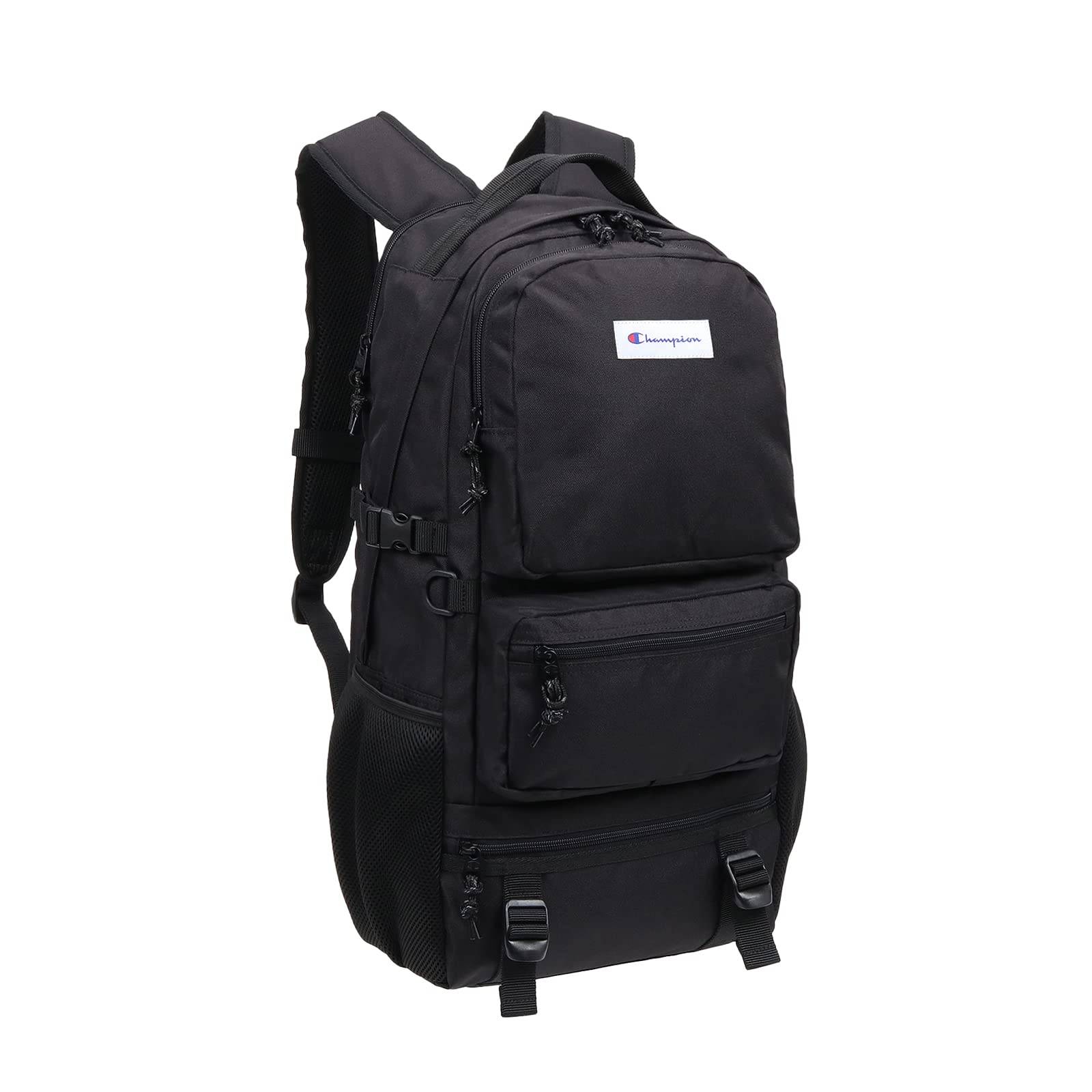 Champion Kansas Fits B4 Fits Two School Backpack, Size, 13.3-inch Laptop, Compartments, Bag, No. 11683, Men's, Black/White