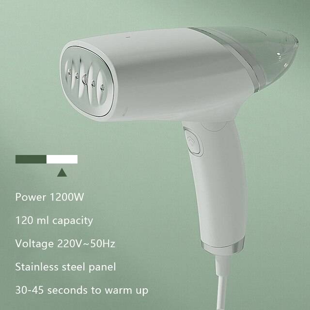 Plaggångare resa hushållsstrykningsmaskin med handhållen liten bärbar fällbar elektrisk plåtångare - Vit / Eu