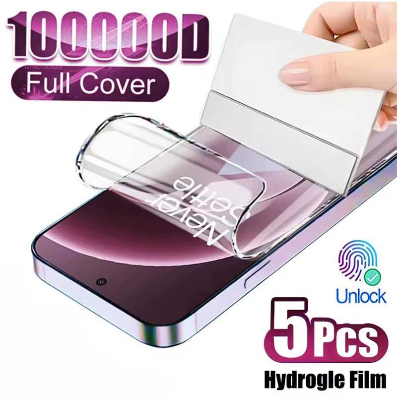 5 st Hydrogelfilm För OnePlus 15 13 15R Nord 5 4 13R Ace 5 6 Ultra Pro 13S 12 Skärmskydd För OnePlus 10 9 8 Pro 12R 13T vit