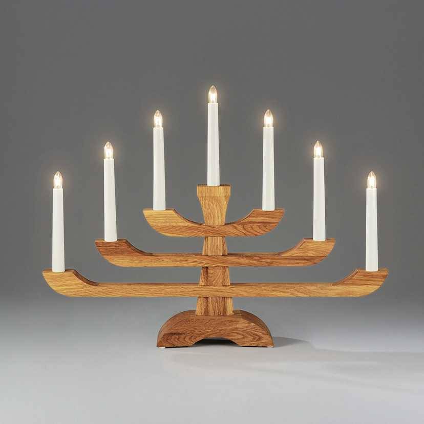 Adventsljusstake Gnosjö Konstsmide 7L på Fot H39