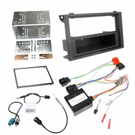 Installationskit 1/2-DIN till Saab 9-3 NG 2007-2015 (Premium 70-ljudpaket)