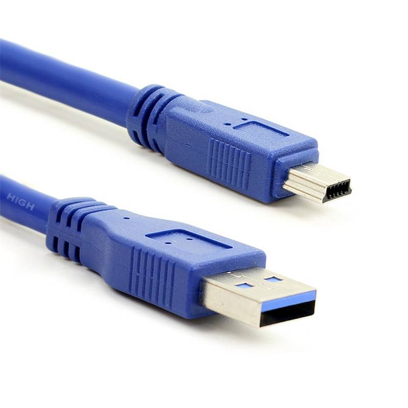 Usb 3.0 a hane am till mini usb 3.0 mini 10 stift hane usb 3.0 kabel 0.3m 0.6m 1m 1.5m 1.8m 3m 5m 1ft 2ft 3ft 5ft 6ft 10ft 3 5 meter - 3.0m