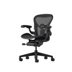 Herman Miller Aeron kontorstol i sort Onyx. Med genbrugsplastik fra havet.