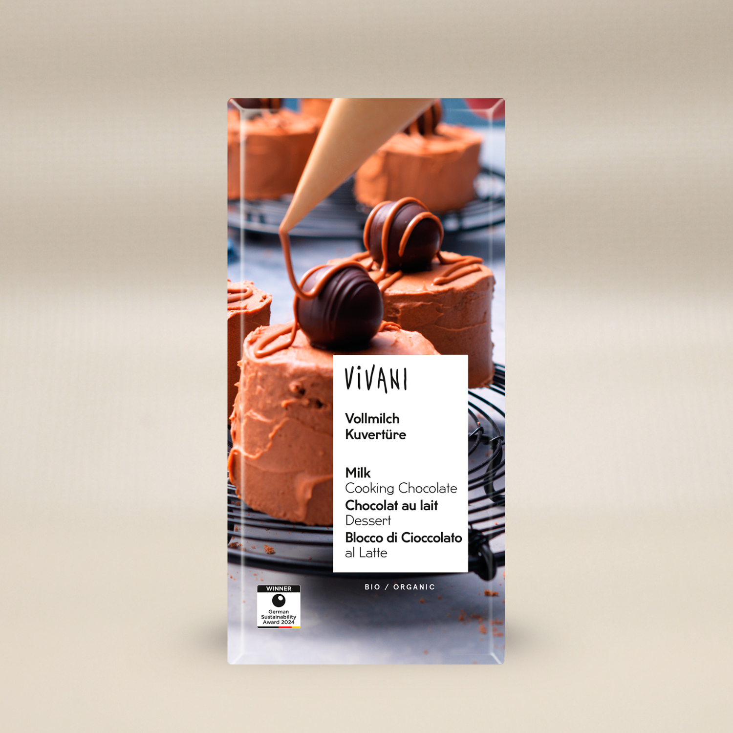 Vivani Mjölk Choklad Bakning 35% EKO 150g