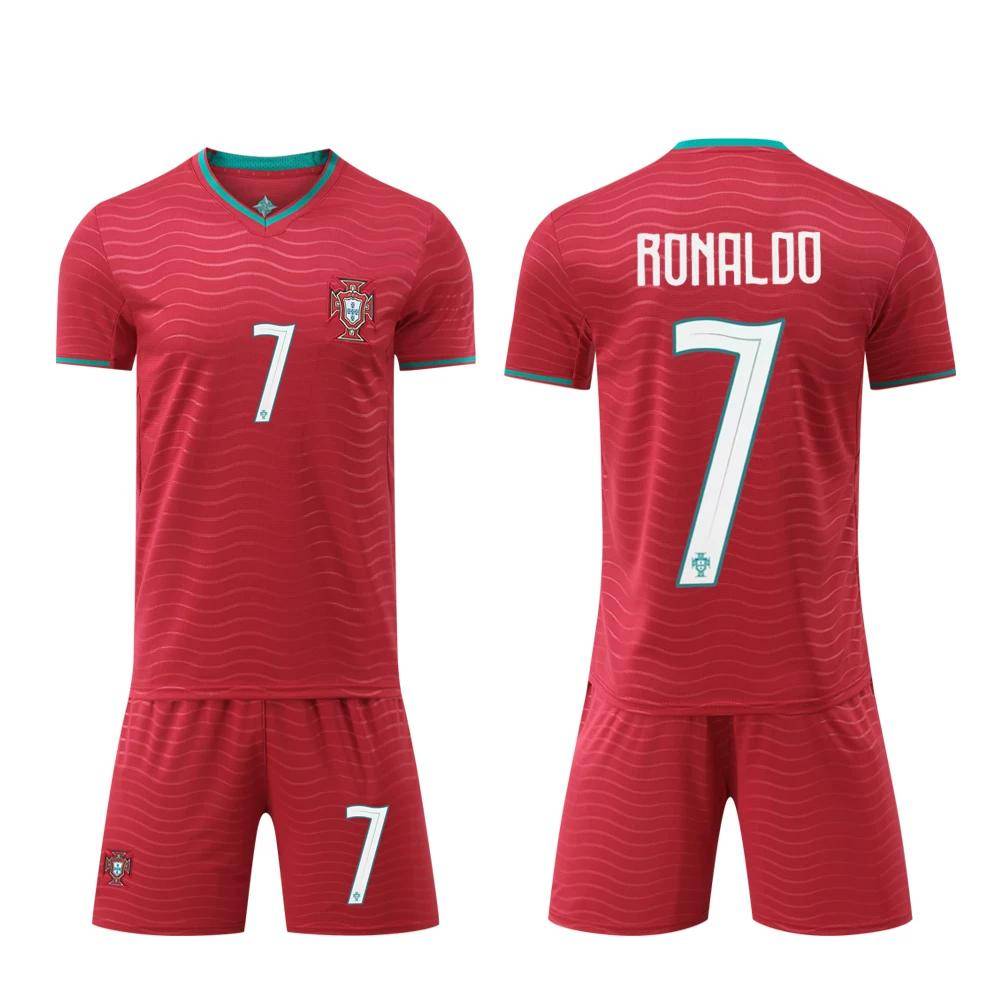 2026 Portugal Fotbollströjor #7 (Ronaldo) cm red
