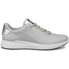 Ecco S-Casual Hybrid Vandtætte Dame Golfsko Uden Spikes - Gravel/Silver Metallic - Str. 38 Normal