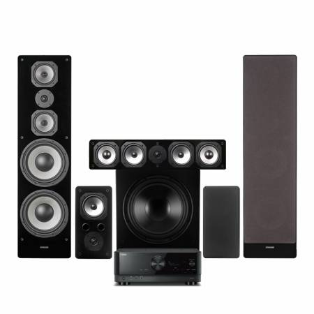 Yamaha RX-V6A & Dynavoice Challenger M-105 5.1 hemmabiopaket, svart