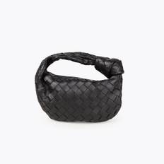 BOTTEGA VENETA Mini Jodie Hobo Bag - Black