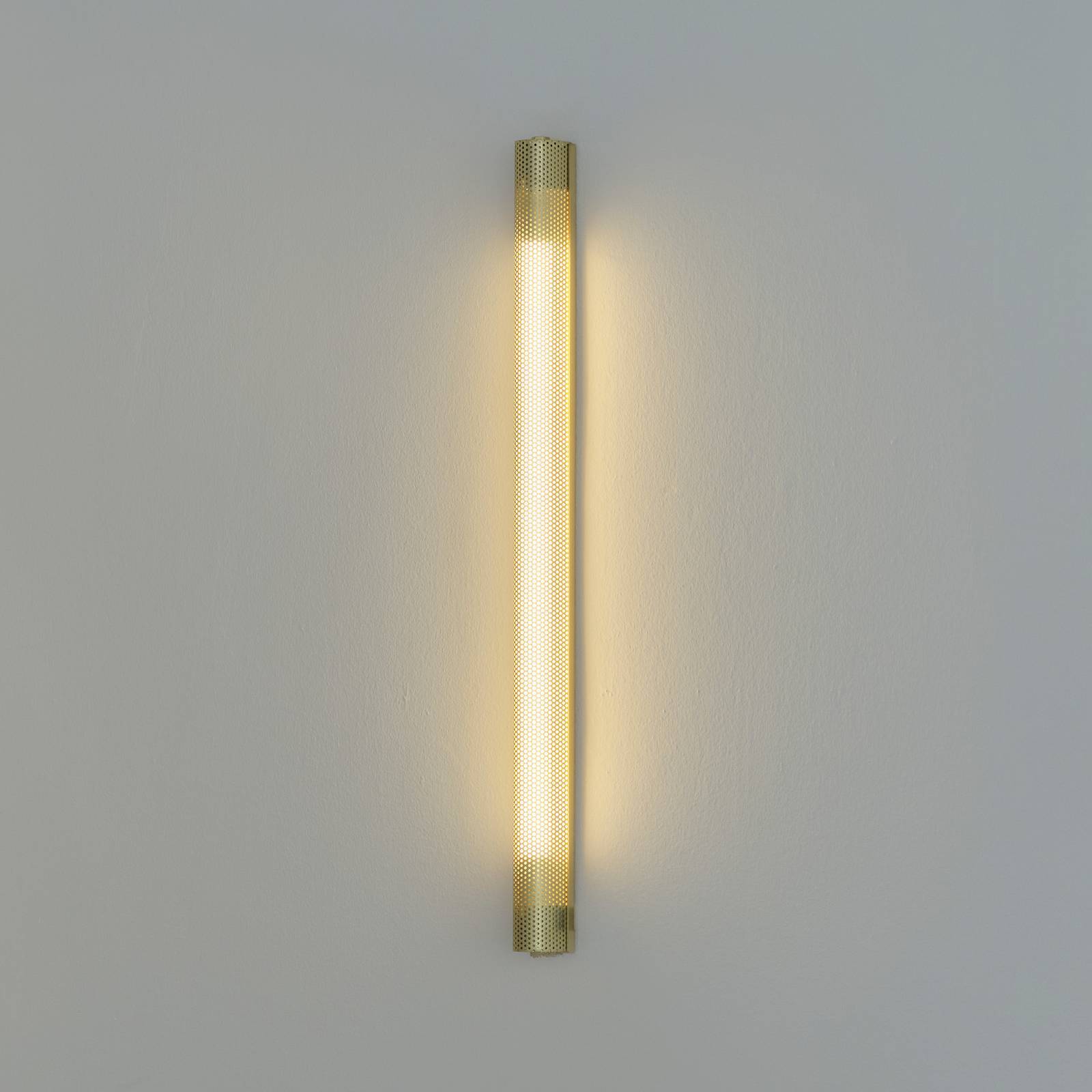 GEJST Design vägglampa Radent, dimbar, Mässing / guld, Vardagsrum / matsal, Metall, Vägglampa, vägglampa inomhus