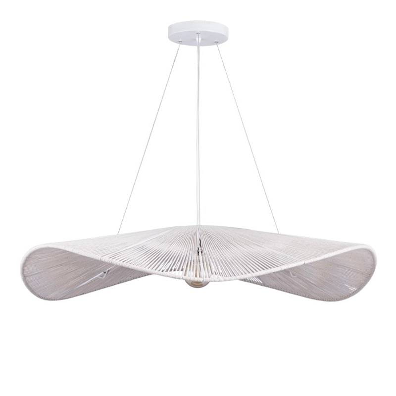Alde & Lind Monstera Ø115 taklampa bomull cream