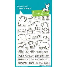 Lawn Fawn Clear Stamps 4X6 - Capybaras! LF3764