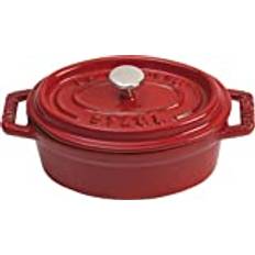 Staub Mini-Cocotte, Induktionsgeeignet, Gusseisen, Kirschrot, 11 cm, 15 x 8.5 x 7 cm, 1 Einheiten