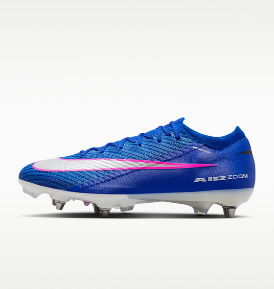 Nike Soft-ground Low-top Football Boot Mercurial Vapor 16 Elite Fotbollsskor Racer Blue/White - US 13