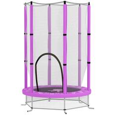 Barnstudsmatta Ø140 cm, inomhusstudsmatta med skyddsnät kantskydd gummirep, barnstudsmatta med dörr med dragkedja, molnmönster,