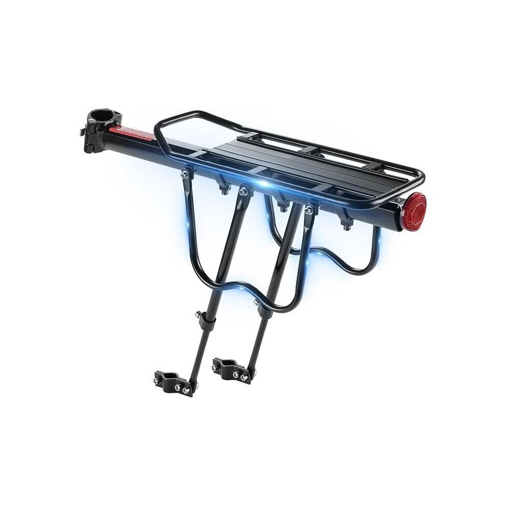 Rear Bike Rack for Bicycle - Aluminium Alloy Bike Rack for Back of Bike Cargo Rack Carrier for 22-28 Inch Bicycles, 1 PC