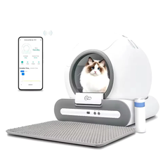 Smart Cat Toilet Self Cleaning Closed Cat Litter Basin Large Pet Toilet Automatic Litter Box Giant
