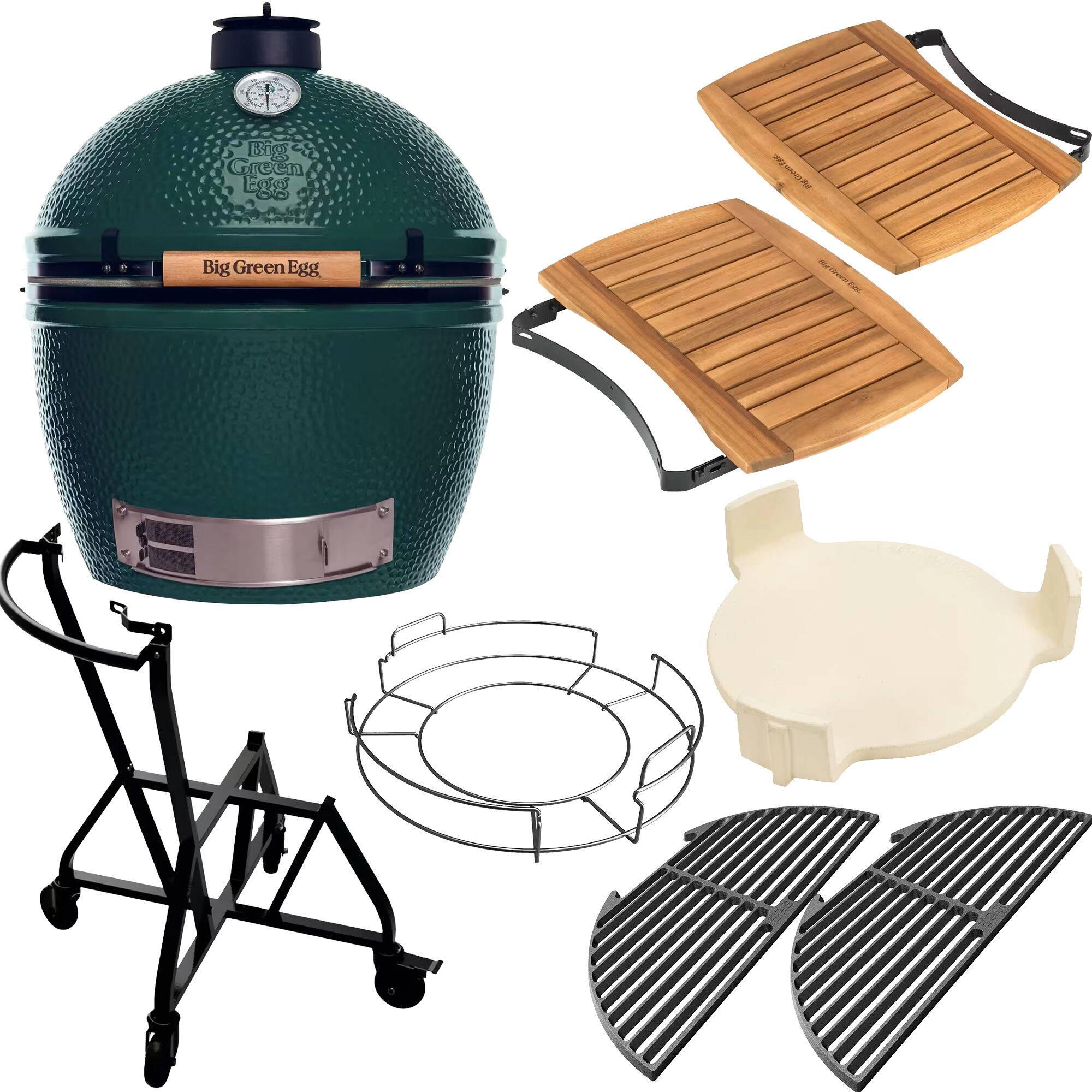 Big Green Egg Kolgrill XL Masterset med sidobord