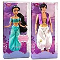 Disney Store Disney prinsessa par docka presentset med prinsessan Jasmine och prins Aladdin 30 cm dockor (2011 stilar) av Disney Store