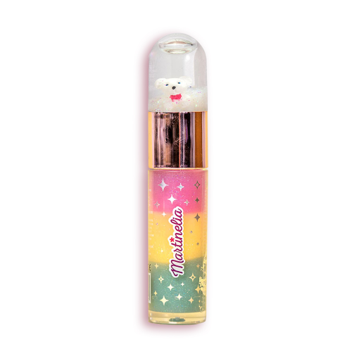 Martinelia Glitter Effect Lip Gloss Bear for Kids 5.8ml Strawberry