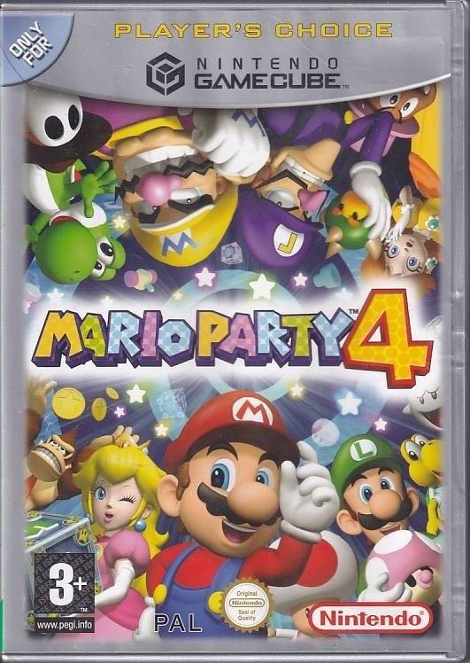 Mario Party 4 - Players Choice - Nintendo GameCube (A Grade) (Genbrug)