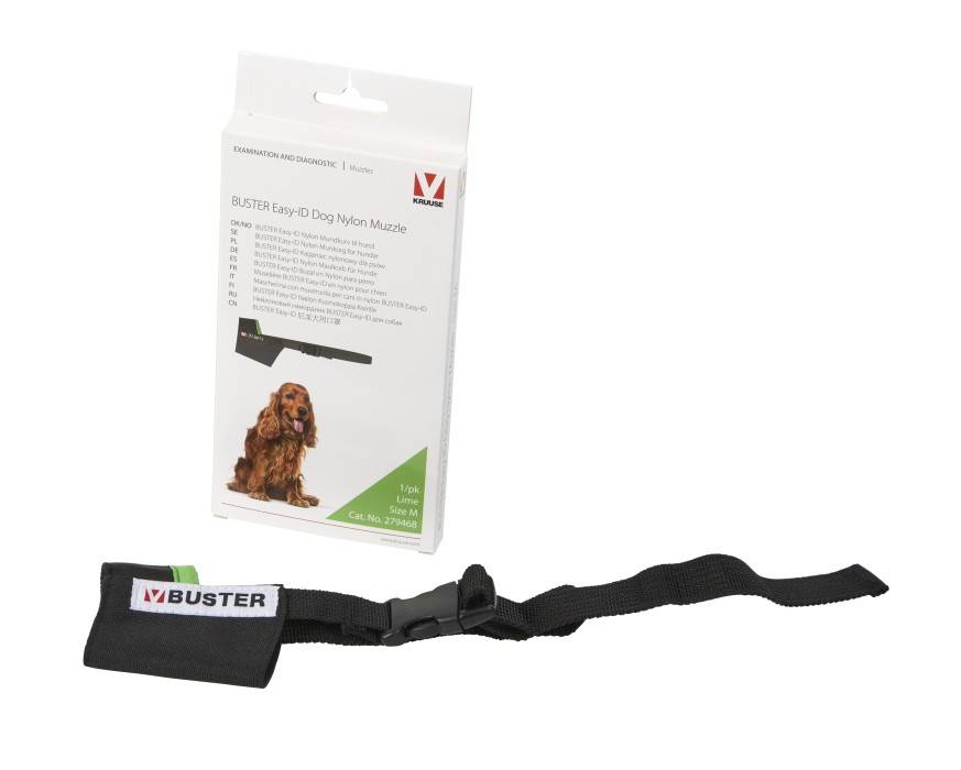 Buster Easy-ID Munkorg till hund, M