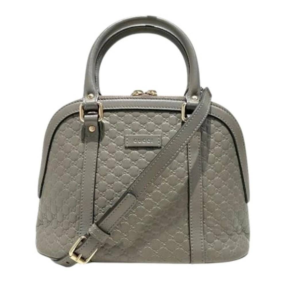 Gucci Vintage Pre-owned Laeder gucci-tasker - Vintage - Dame - Grå - ONE SIZE -