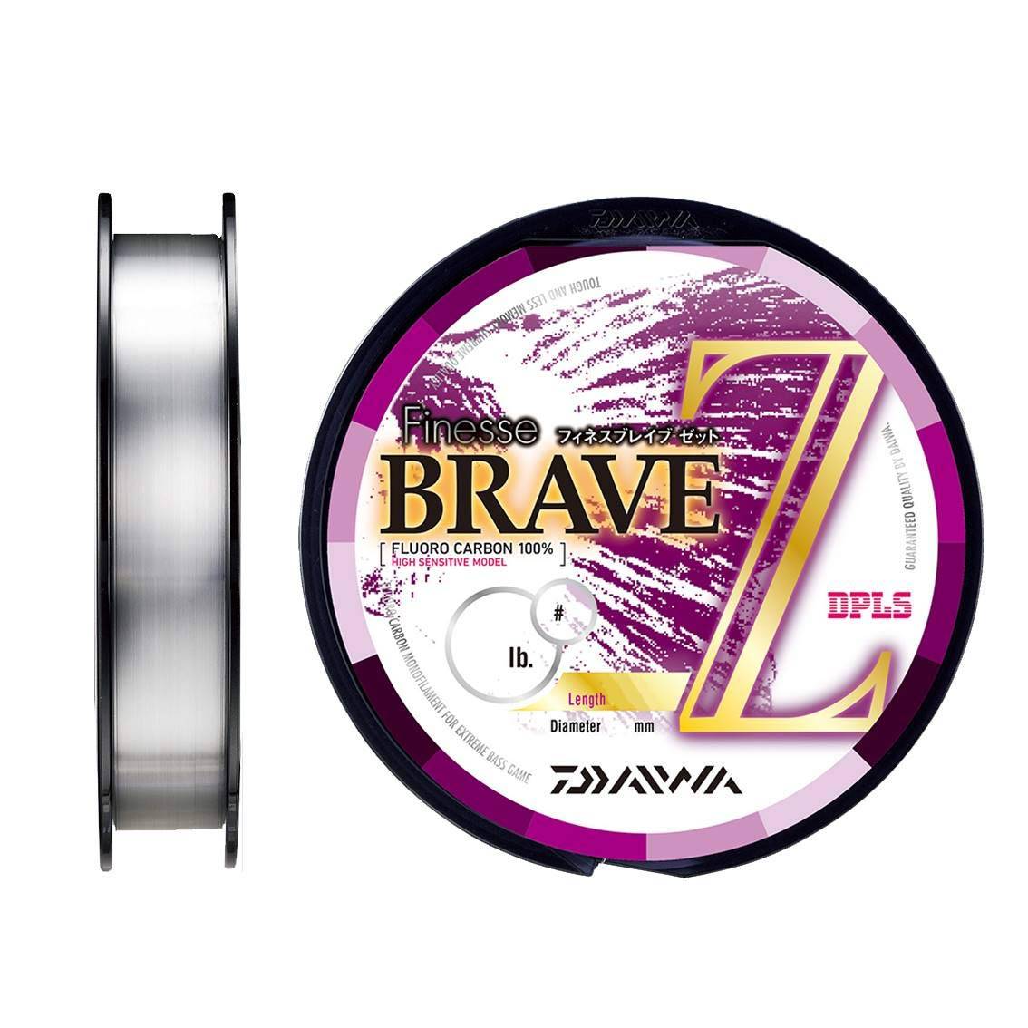 Daiwa Finesse Brave Z Fluorocarbon Natural Line, 10lb., 160m,