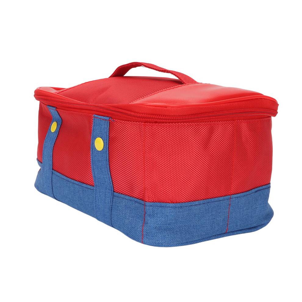 Justerbar Nintendo Switch-taske med velcro-deler, kompatibel med Joy-Cons, ridsefrit fløjlsfor og søde kawaii-mønstre.