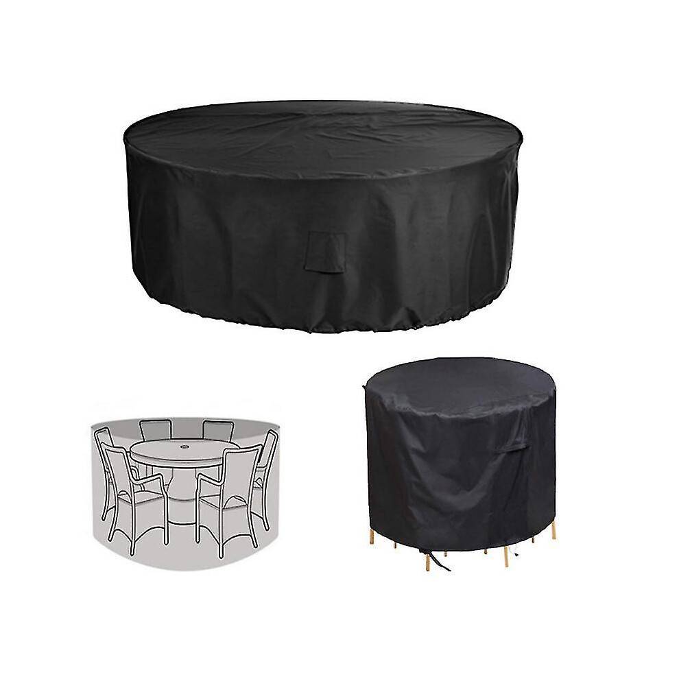 (86*36cm) Furniture Cover,round Terrace Furniture Cover, Waterproof Outdoor Table And Chair Cover, Outdoor Furniture Cover