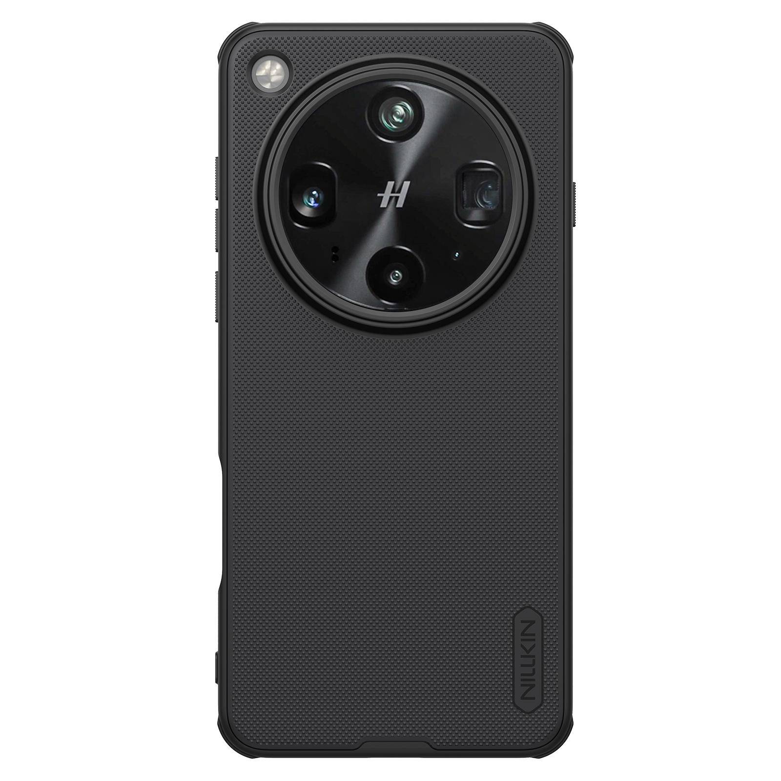 För OPPO Find X8 Ultra Telefonskal Nillkin Super Frosted Shield Pro Magnetiskt Hårt PC+TPU Skal Stöttåligt Baksidsskydd OPPO Find X8 Ultra svart