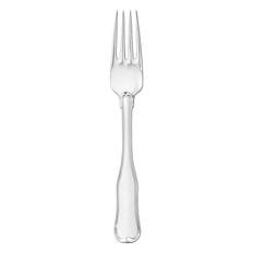Georg Jensen Dobbelt Riflet Spisegaffel, sølv