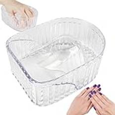 Manikyrskål, blötläggningsskål för naglar - Blötlägg skålen för borttagning av polish - Dip Powder Remover Manikyrskål, Nagelvård Spa-verktyg för hem och salong