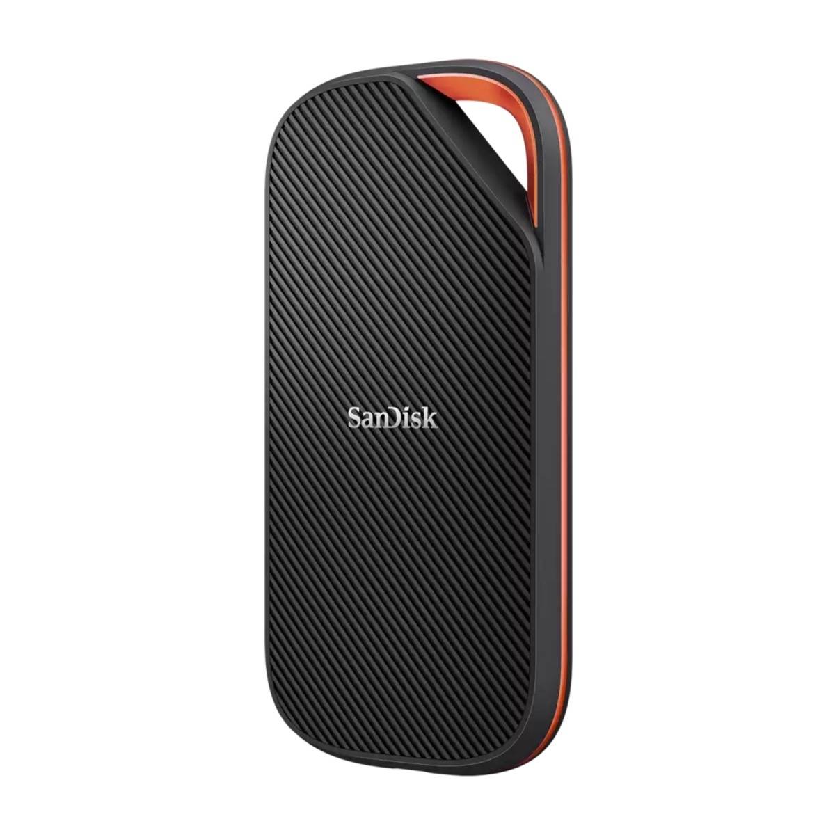 SanDisk Extreme Pro bärbar SSD 2 TB, USB4, svart