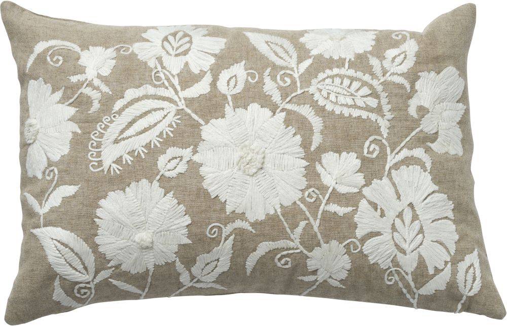 Lene Bjerre Villia Pudebetræk 40x60 cm, Linen/White