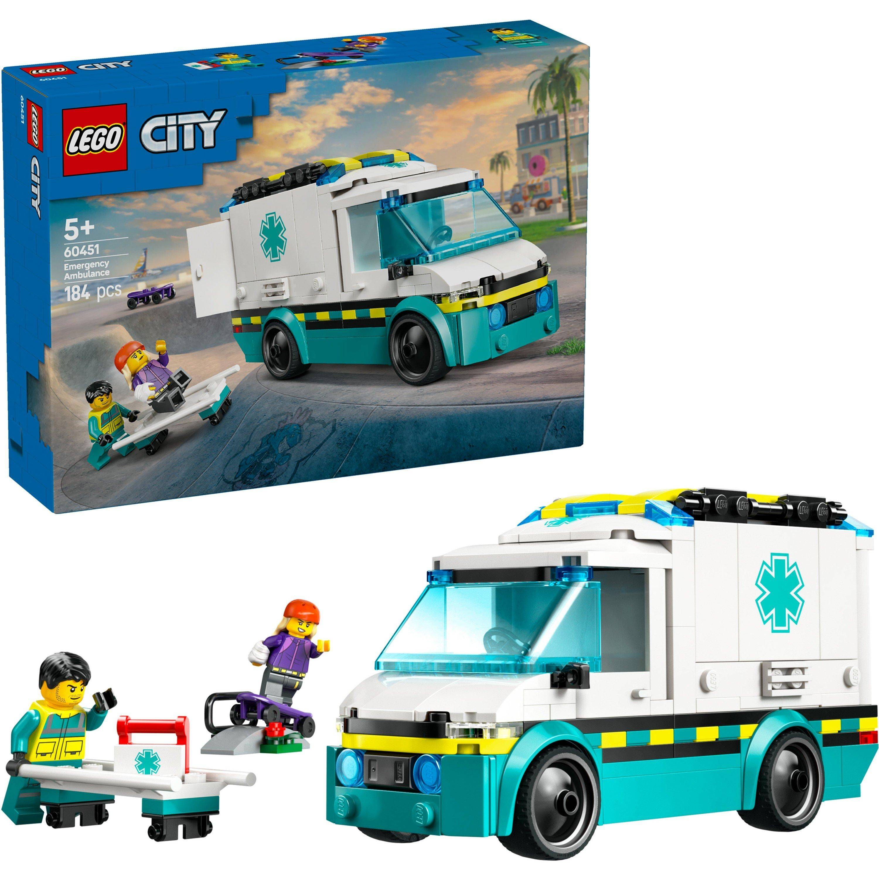 Lego City 60451 Emergency Ambulance Toy Vehicle Set