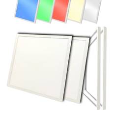 LED Panel 60x60 | 2-Pak | RGB+CCT | 2500lm | 36W | TrueColor | Inkl. Troldtektramme | Hvid