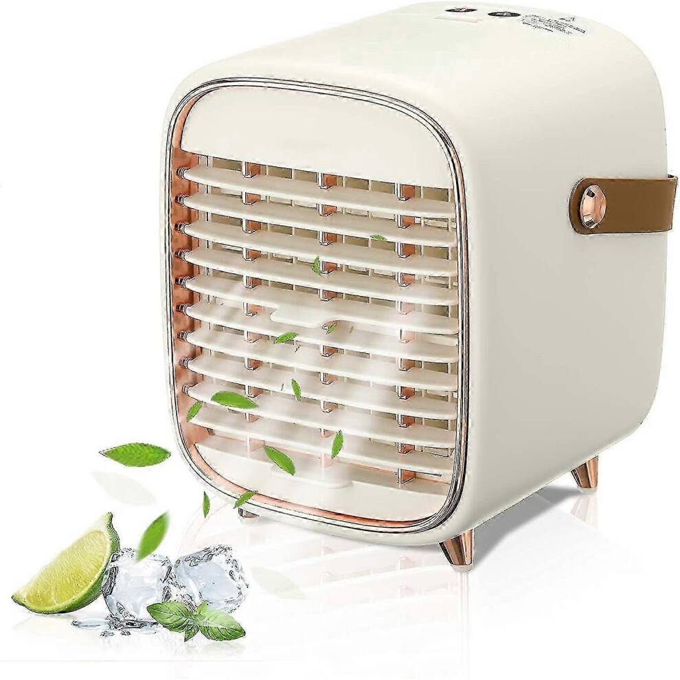 Portable Air Conditioner, Air Cooler with 3 Speeds, Cooling Fan with Atomization & Spray T