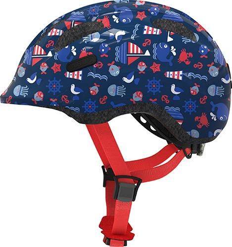 Abus Smiley 2.1 Blue Maritim med LED lys - M 50-55 cm