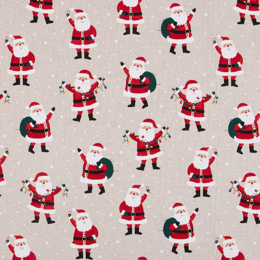 Happy Santa Beige Jultyg