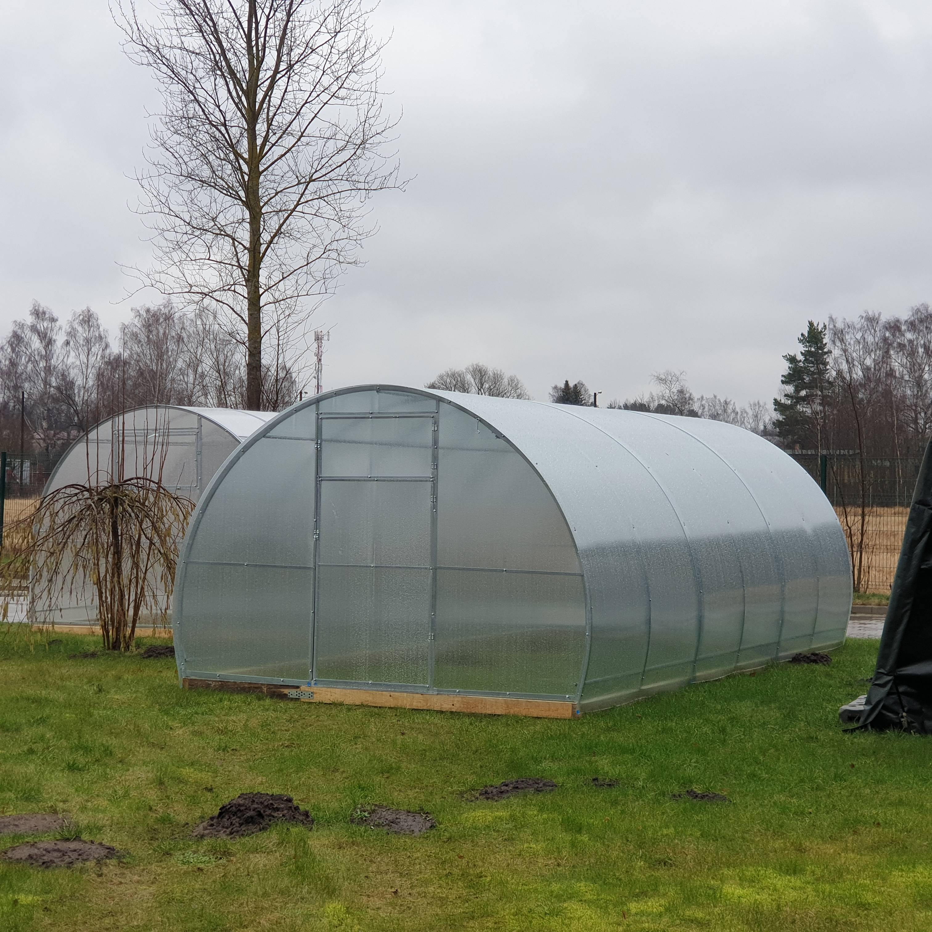 Tunnelväxthus Comfort12 (12 - 60 m²) 48 m² 6 mm polykarbonat