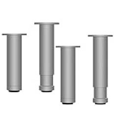 Desk and Coffee Table Legs, Heavy Duty Adjustable Furniture Leg, Replacement Legs for Bed Frame, DIY Replacement Sofa Couch Legs, 660lbs Load Capacity, Metal Replacement